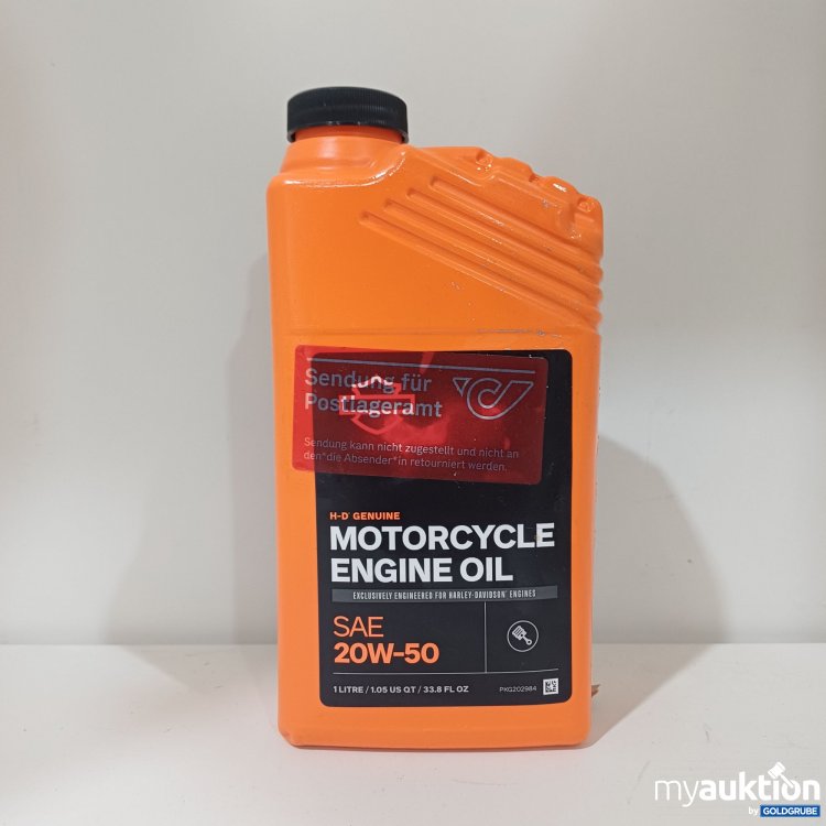 Artikel Nr. 985484: Harley-Davidson Genuine Motorcycle Engine Oil, SAE 20W-50, 1L