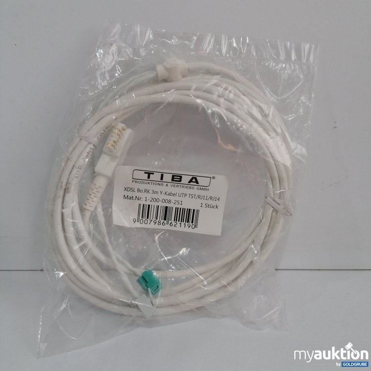 Artikel Nr. 827485 Artikel Nr. 827485: Tiba XDSL BO. RK 3m Y Kabel UTP, 1-200-008-251