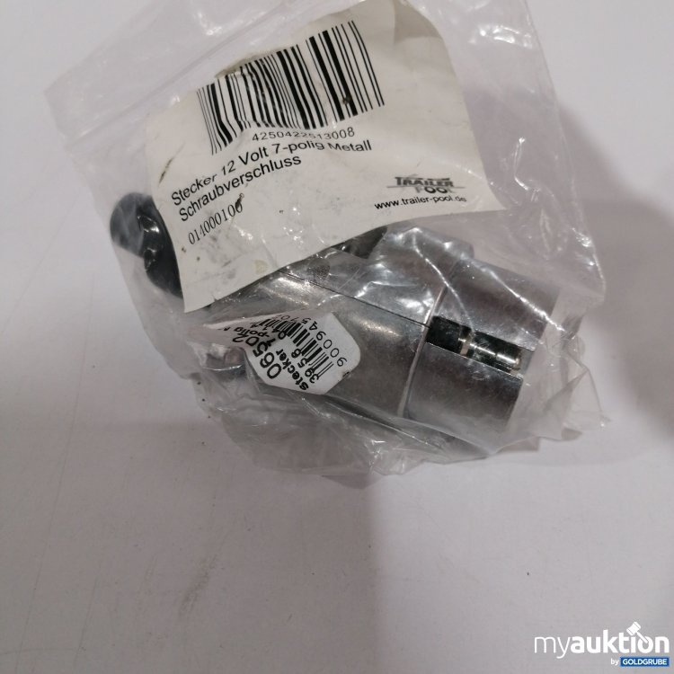 Artikel Nr. 847485 Artikel Nr. 847485: Trailer Tool Stecker 12V polig Metall Schraubverschluss