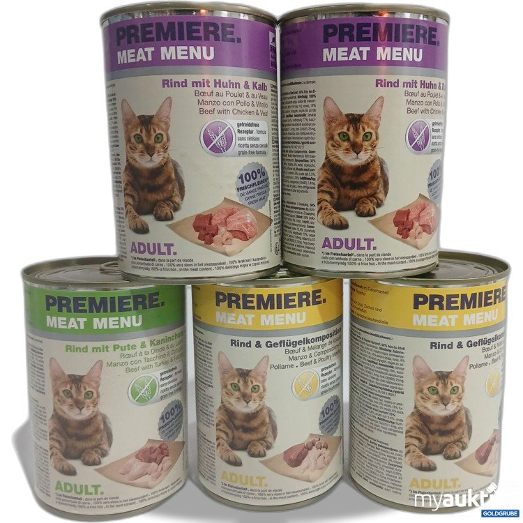Artikel Nr. 885485: Premiere Meat Menu katzenfutter je 400g