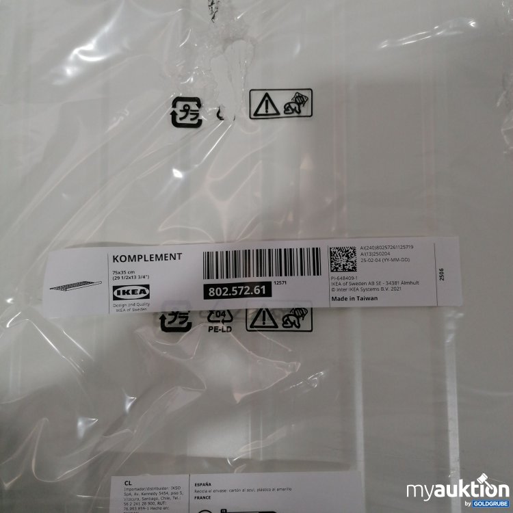 Artikel Nr. 896485: Ikea Komplement 75x35cm 802.572.61