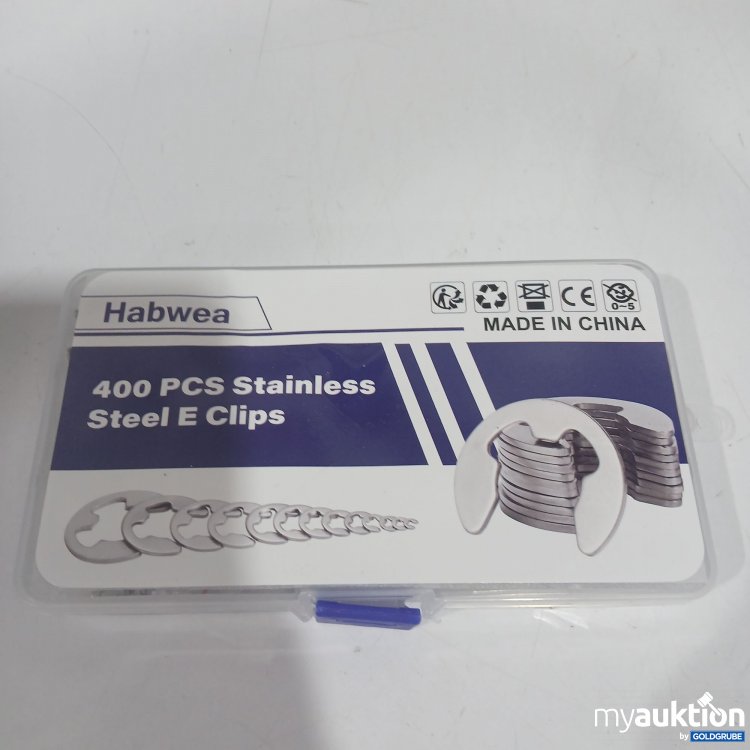 Artikel Nr. 898485: Habwea 400Pcs Stainless Steel E Clips 