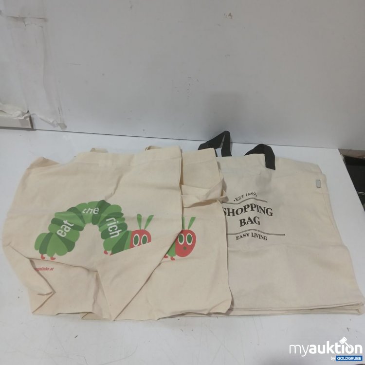 Artikel Nr. 939485 Artikel Nr. 939485: EAT THE RICH Einkaufstasche 2Stk SHOPPING BAG Einkaufstasche 1Stk