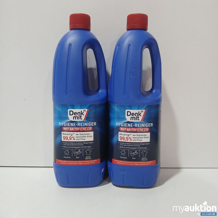 Artikel Nr. 958485: DenkMit Hygiene Reiniger mit Aktiv-Chlor je 1,5L