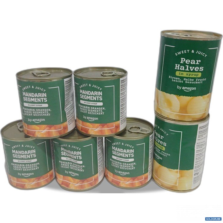 Artikel Nr. 979485 Artikel Nr. 979485: Amazon Mandarin Segments 5x312g / Pear Halves 2x411g