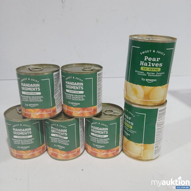 Artikel Nr. 979485 Artikel Nr. 979485: Amazon Mandarin Segments 5x312g / Pear Halves 2x411g