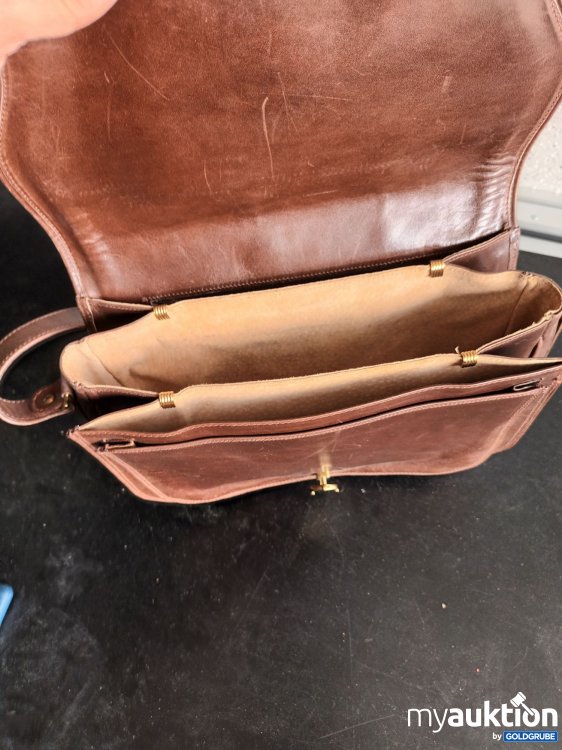 Artikel Nr. 398486 Artikel Nr. 398486: Alte Lederhandtasche aus den 70er 80er