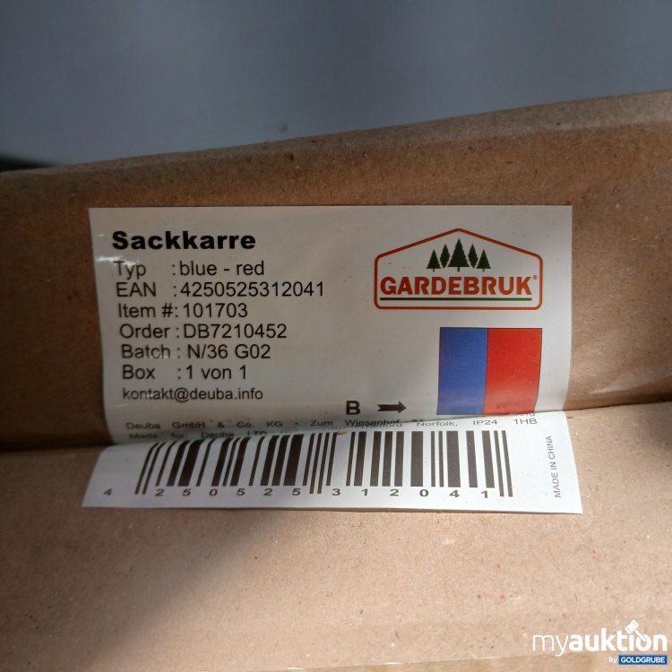 Artikel Nr. 438486 Artikel Nr. 438486: Gardebruk Sackkarre Blue-Red