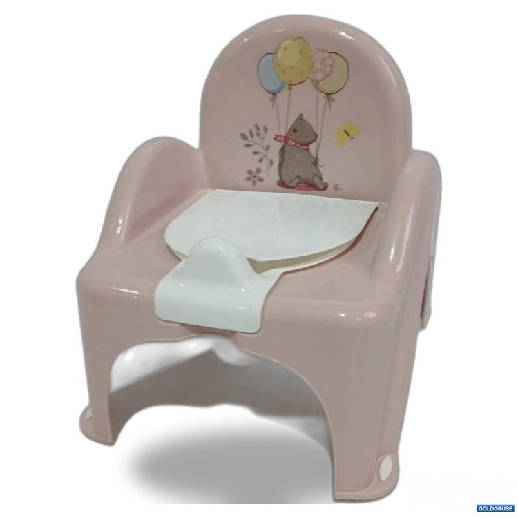Artikel Nr. 448486 Artikel Nr. 448486: Kinderhochstuhl Kunststoff rosa mit Motiv