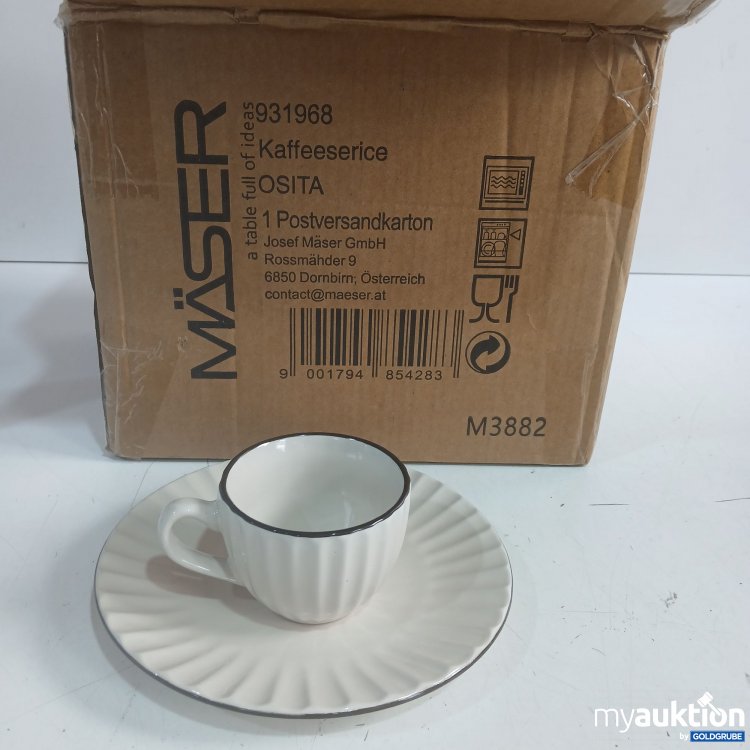 Artikel Nr. 992486 Artikel Nr. 992486: Mäser Kaffeeservice Osita 931968 18tlg.