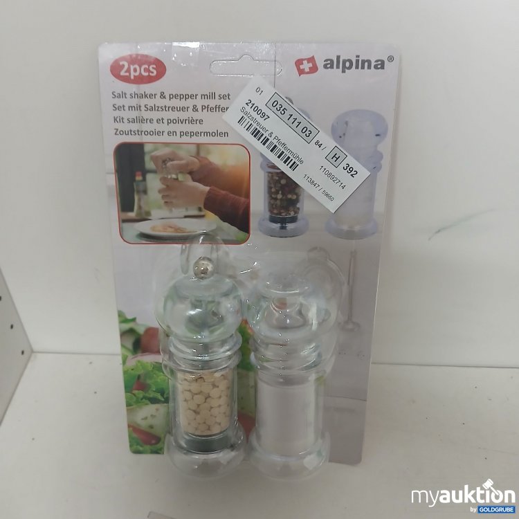 Artikel Nr. 399487: Alpina Salz- und Pfeffermühlen Set