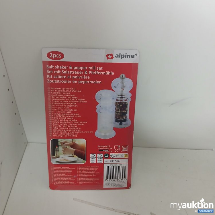 Artikel Nr. 399487: Alpina Salz- und Pfeffermühlen Set