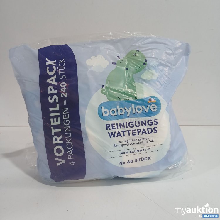 Artikel Nr. 894487: Babylove Reinigungs Wattepads 4x60Stk 
