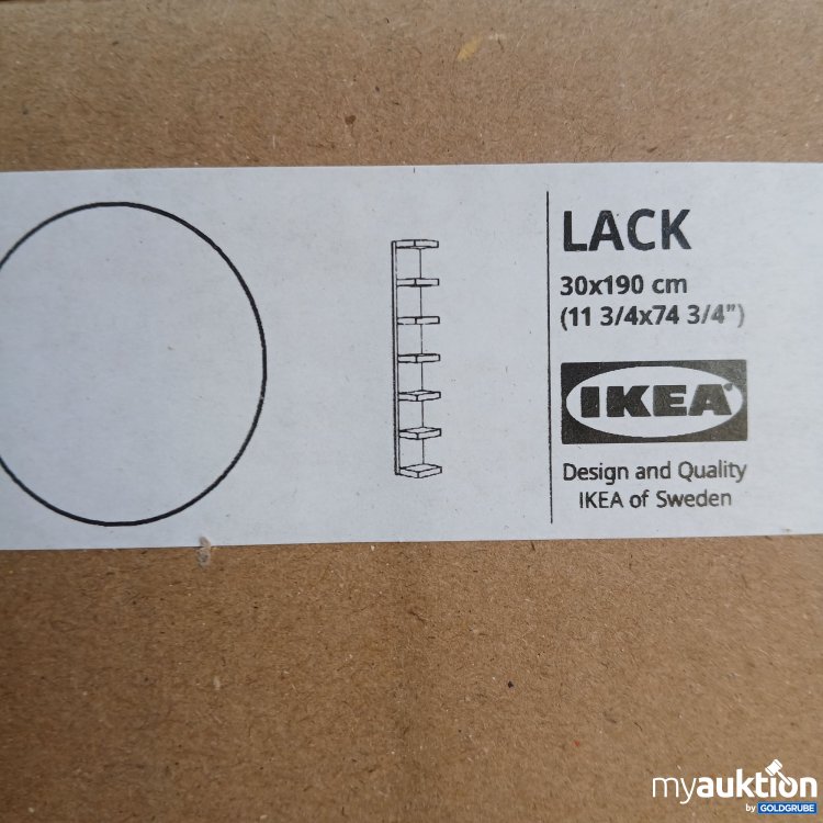 Artikel Nr. 967487: Ikea Lack Wandregal 30×190cm, Art.No. 602.821.86