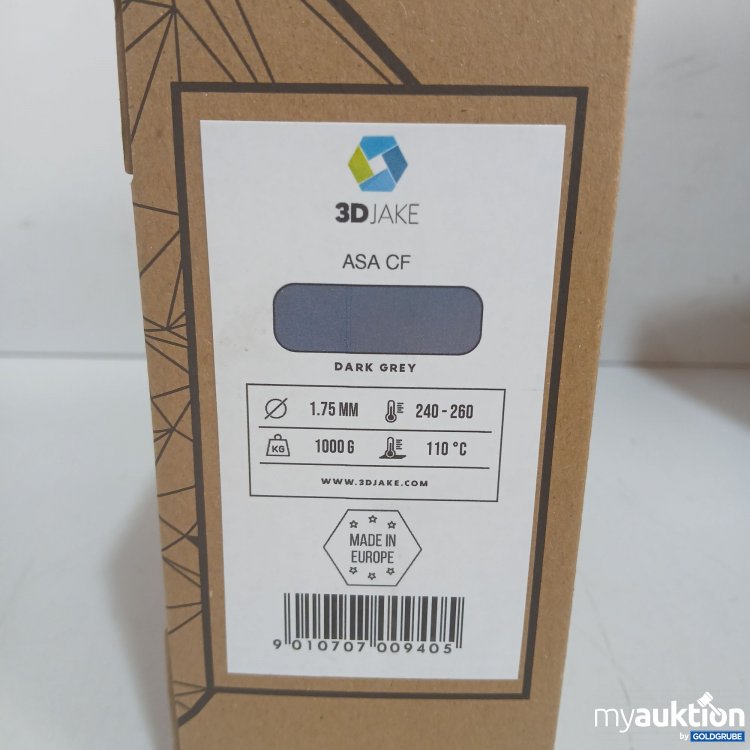 Artikel Nr. 981487: 3D Jake 3D Printer Filament Farbe Dark Grey Durchmesser 1,75mm