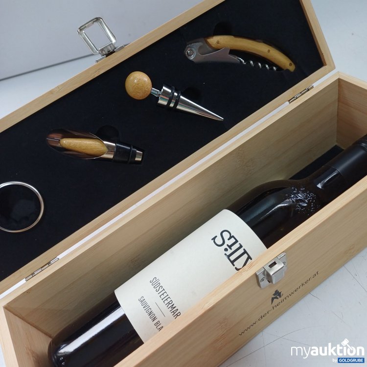 Artikel Nr. 994487 Artikel Nr. 994487: Silly Wein - Sauvignon Blanc 2024 0,75L in Holzbox mit Werkzeug