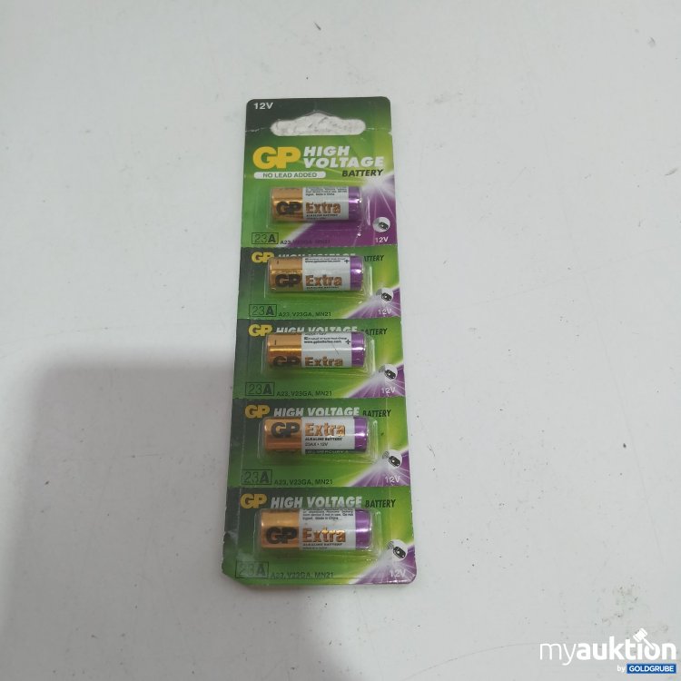 Artikel Nr. 839488 Artikel Nr. 839488: GP High Voltage Battery 12V 5 Stück