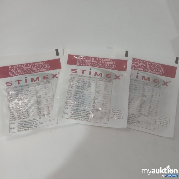 Artikel Nr. 873488: STIMEX Selbstklebene Elektroden 3Stk 15*75mm