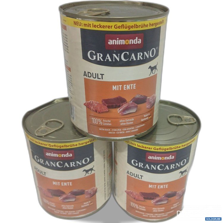 Artikel Nr. 890488: Animonda GranCarno Adult mit Ente 3 x800g