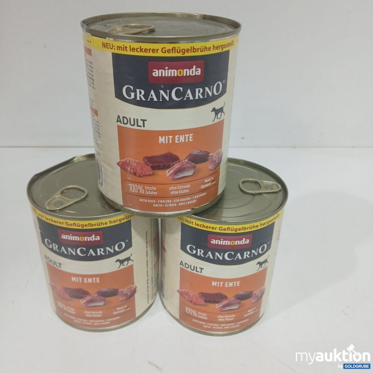 Artikel Nr. 890488: Animonda GranCarno Adult mit Ente 3 x800g