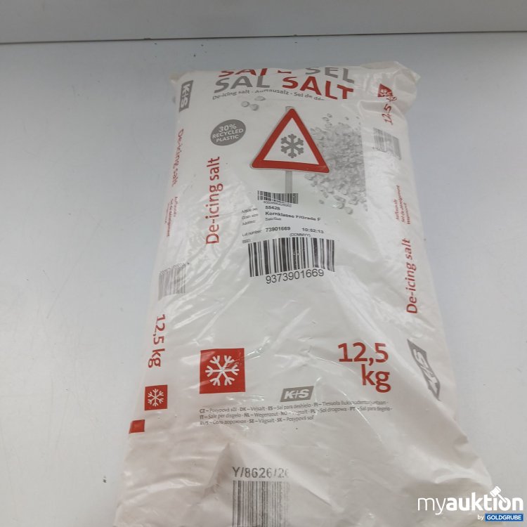 Artikel Nr. 969488 Artikel Nr. 969488: K+S Salz Sel 12,5kg Auftausalz