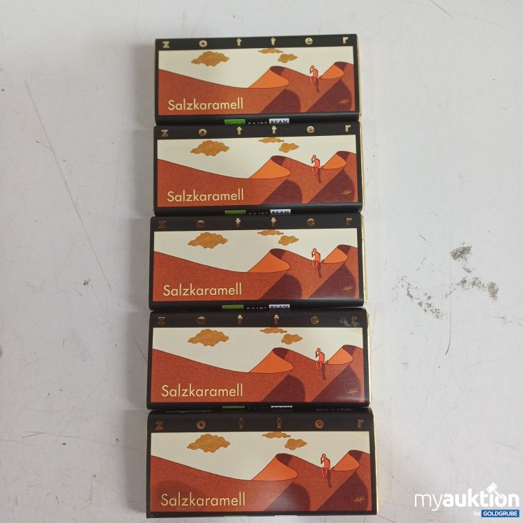 Artikel Nr. 983488: Zotter Schokolade Salzkaramell 5x70g