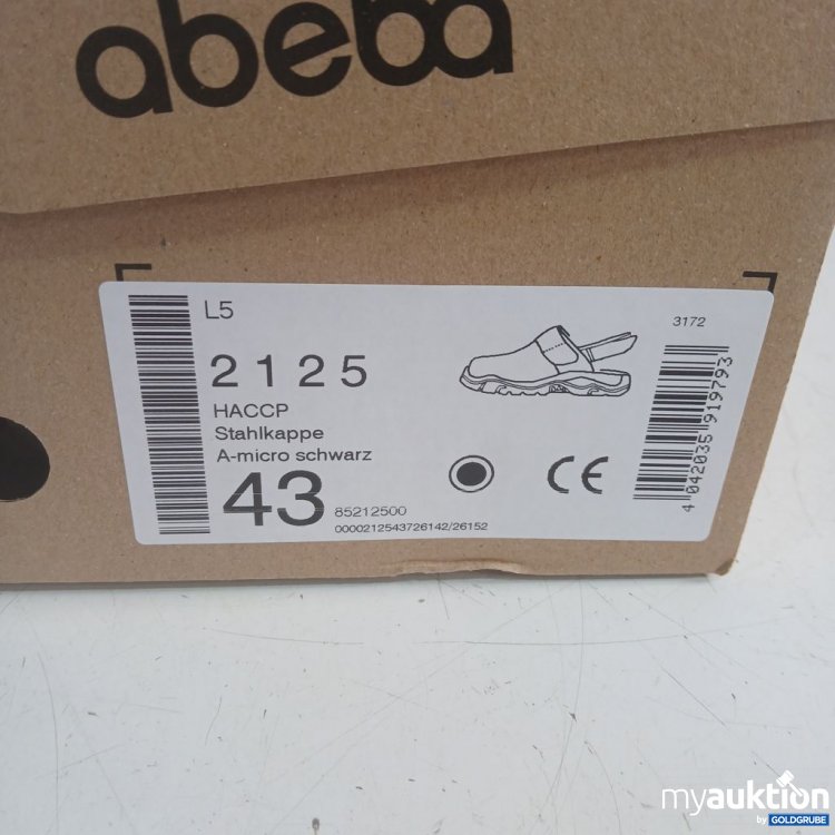 Artikel Nr. 991488 Artikel Nr. 991488: abeba HACCP Stahlkappe