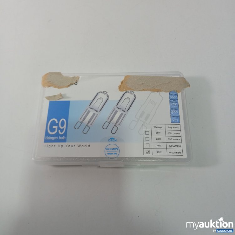 Artikel Nr. 826489 Artikel Nr. 826489: G9 Halogen Bubl 40W