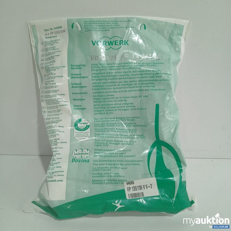 Artikel Nr. 856489 Artikel Nr. 856489: Vorwerk FP 135/136