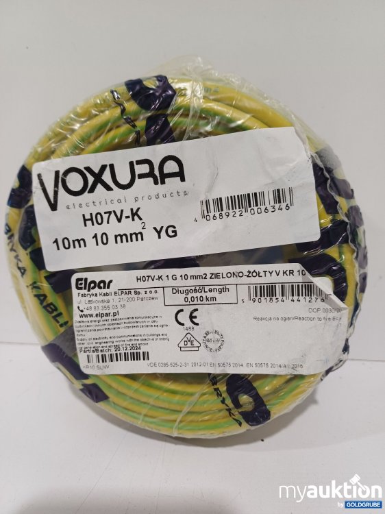 Artikel Nr. 877489: Voxura H07V-K 10m, 10mm YG