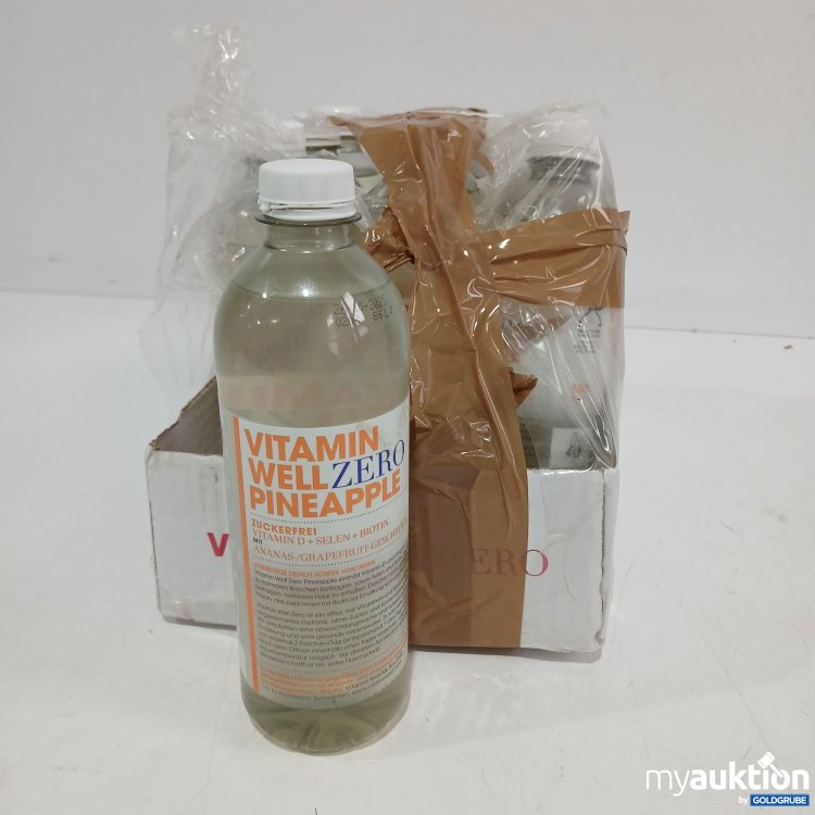 Artikel Nr. 911489 Artikel Nr. 911489: Vitamin Well Zero Pineapple zuckerfrei 10x500ml
