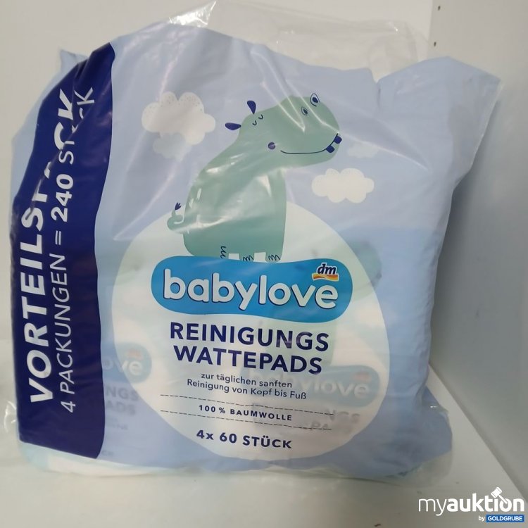 Artikel Nr. 918489 Artikel Nr. 918489: babylove Reinigungspads 4x60 Stück