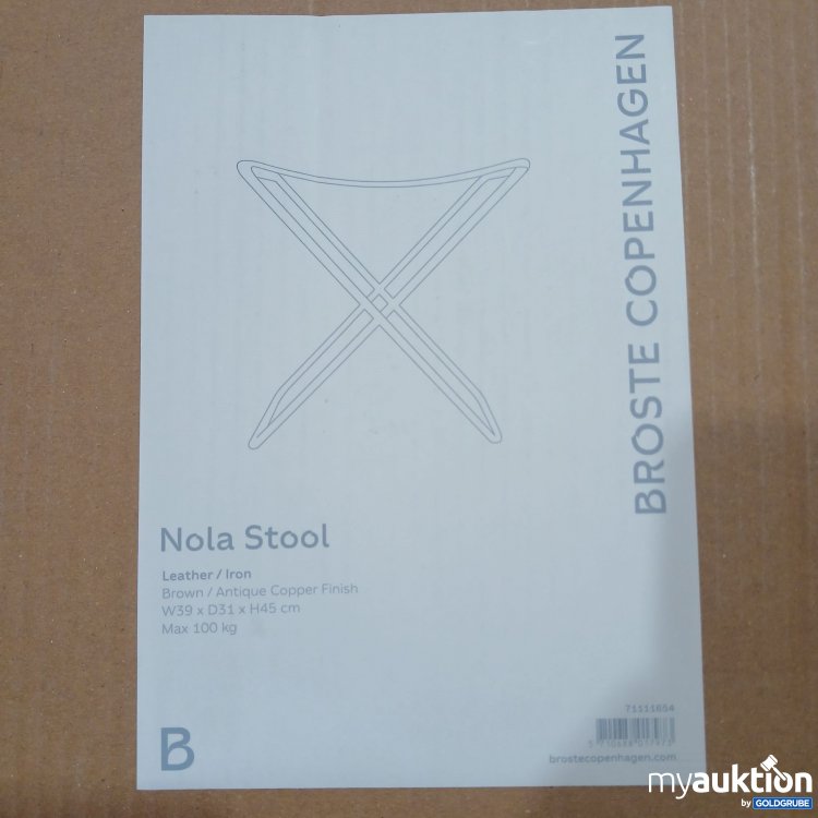 Artikel Nr. 978489 Artikel Nr. 978489: Brostr Cipenhagen Nola Stool