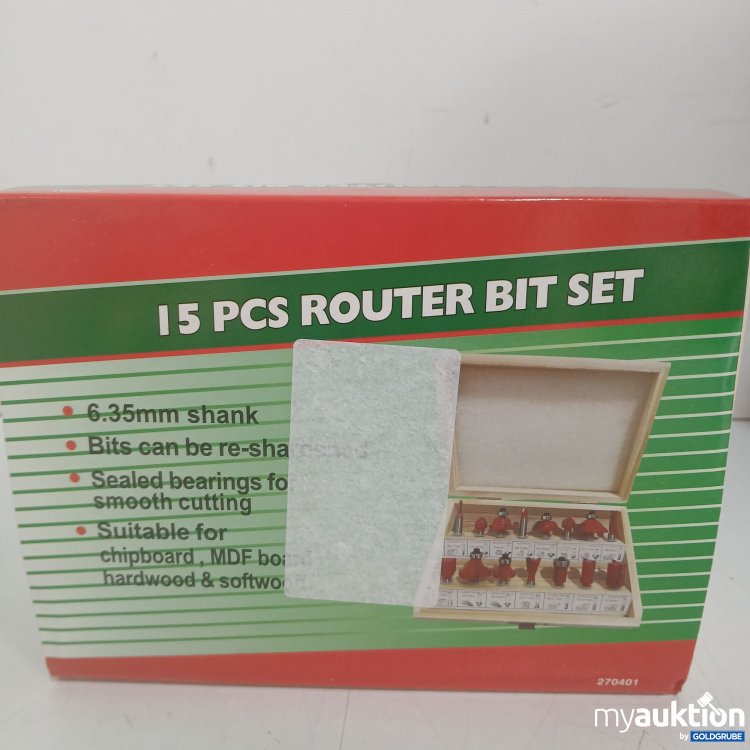 Artikel Nr. 981489: 15 PCS Router Bit Set 270401 