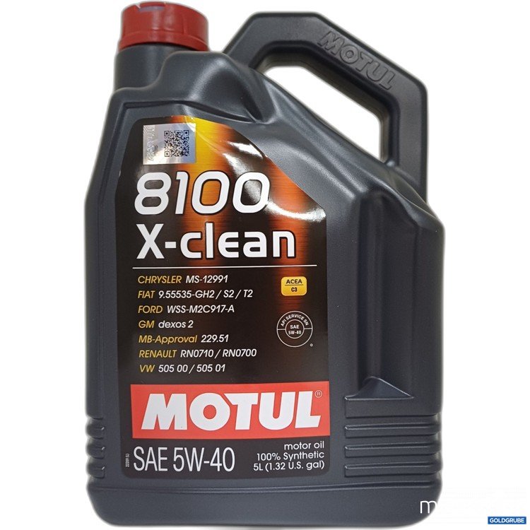 Artikel Nr. 985489: Motul 8100 X-clean 5W-40, 5L