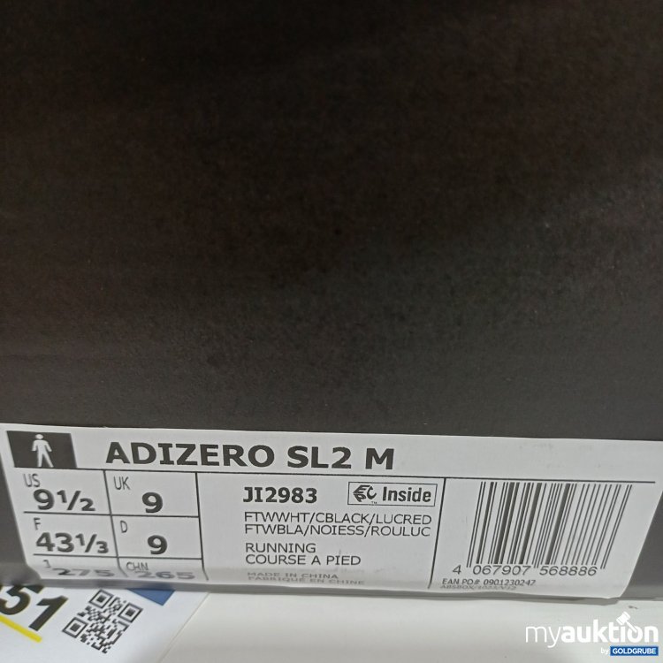 Artikel Nr. 463490 Artikel Nr. 463490: Adidas Laufschuh ADIZERO SL2 M Größe 43 1/3