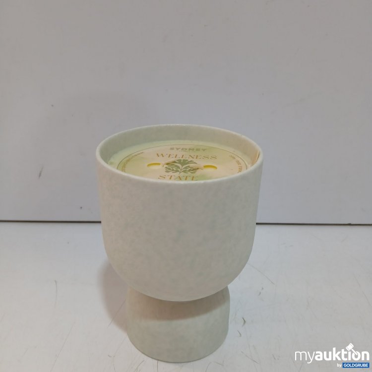 Artikel Nr. 468490 Artikel Nr. 468490: Wellness State Duftkerze Waterlilly, Sea Moss, im weißen Keramiktopf