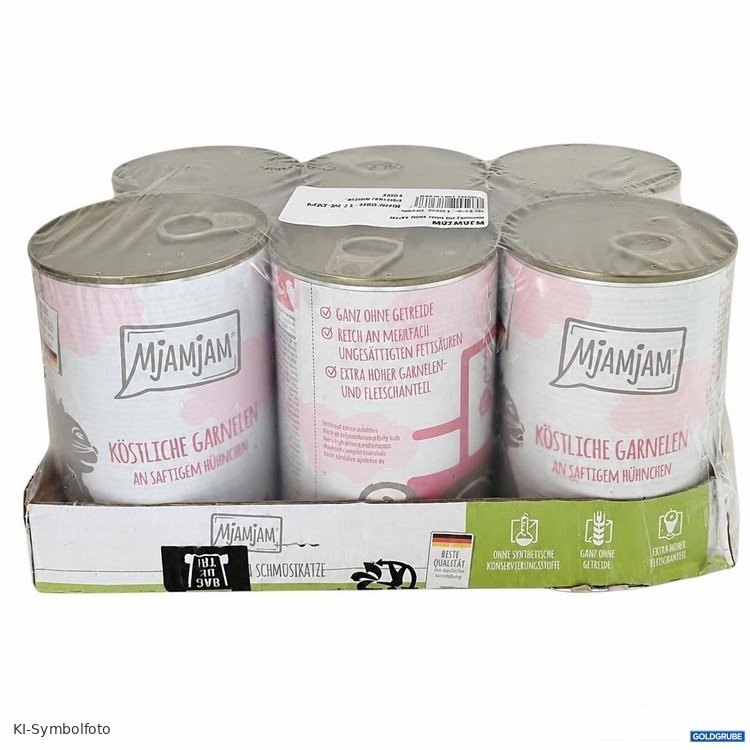 Artikel Nr. 471490: Mjamjam 6 x 400 g Köstliche Garnelen an saftigem Hühnchen