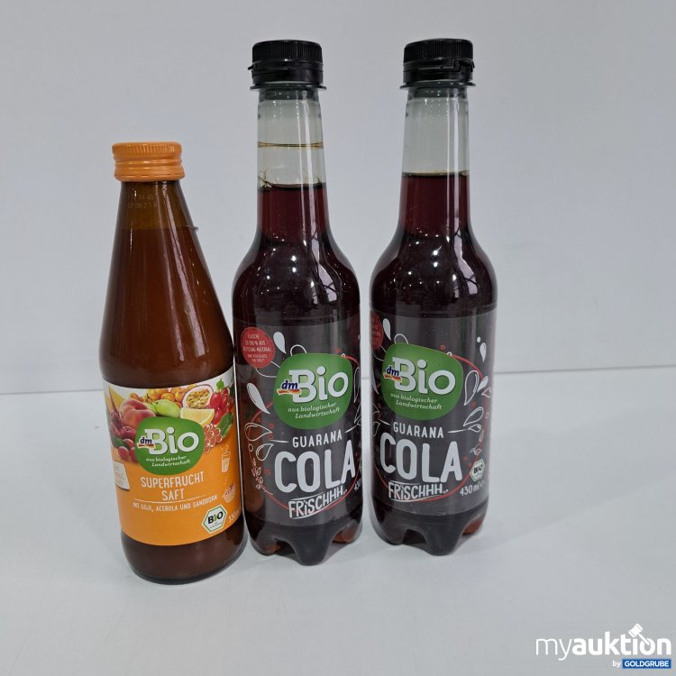 Artikel Nr. 817490 Artikel Nr. 817490: DM Bio Superfruchtsaft 330ml, 2x Guarana Cola je 430ml