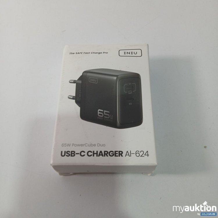 Artikel Nr. 826490: Iniu USB-C Charger Al-624 65W PowerCube Duo