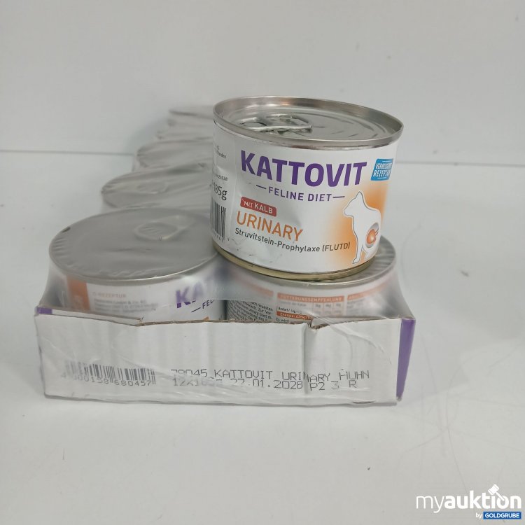 Artikel Nr. 845490: Kattovit Katzenfutter Urinary mit Kalb 12x185g
