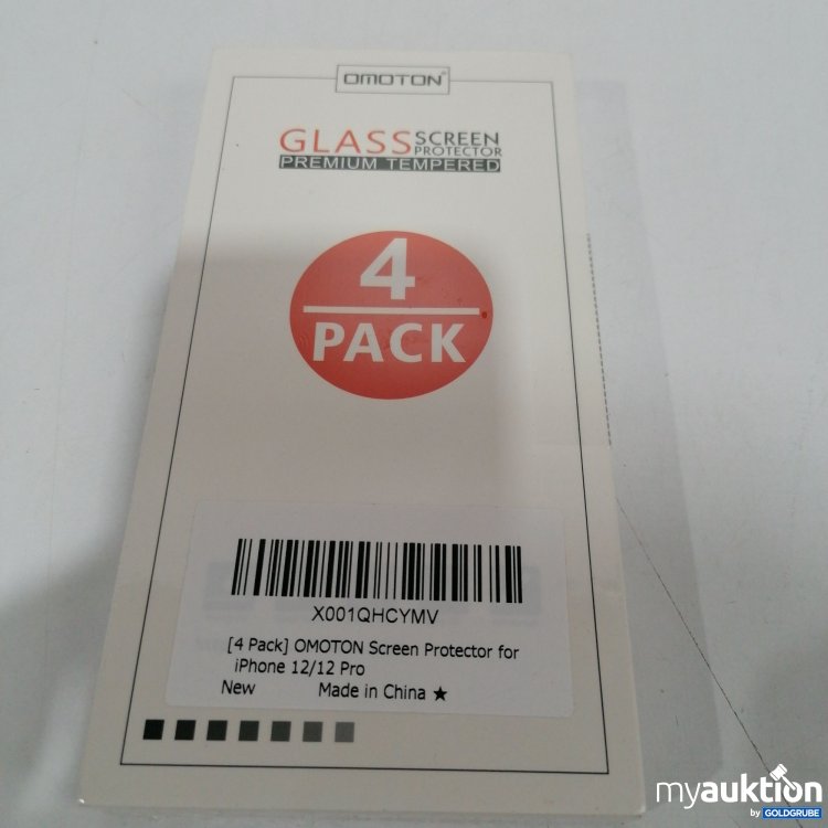 Artikel Nr. 859490: Omoton Glass Screen Protector Premium Tempered I Phone 12/12 Pro