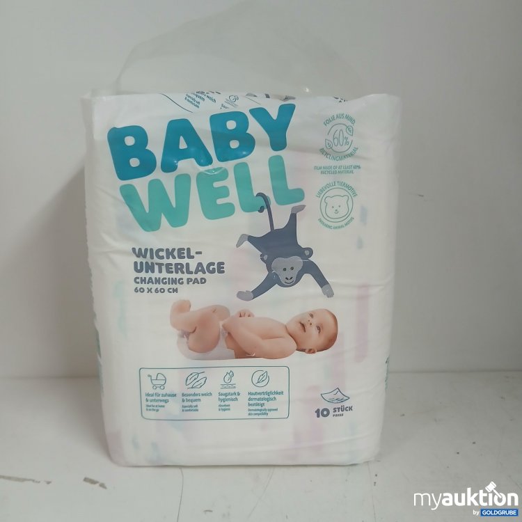 Artikel Nr. 875490: BabyWell Wickelunterlage 60x60cm 10 Stück 