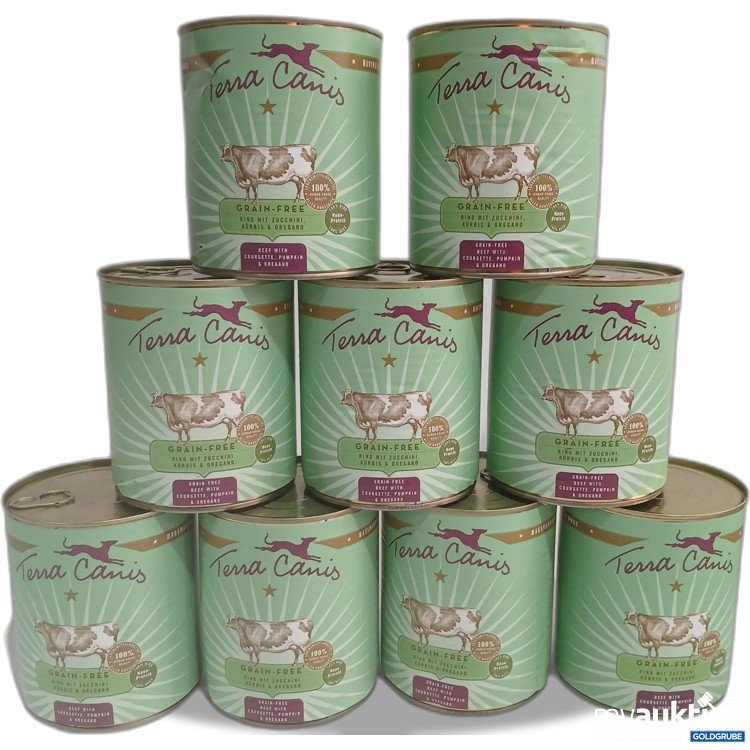 Artikel Nr. 885490: Terra Canis Hundefutter Rind mit Zucchini, Kürbis & Oregano je 800g