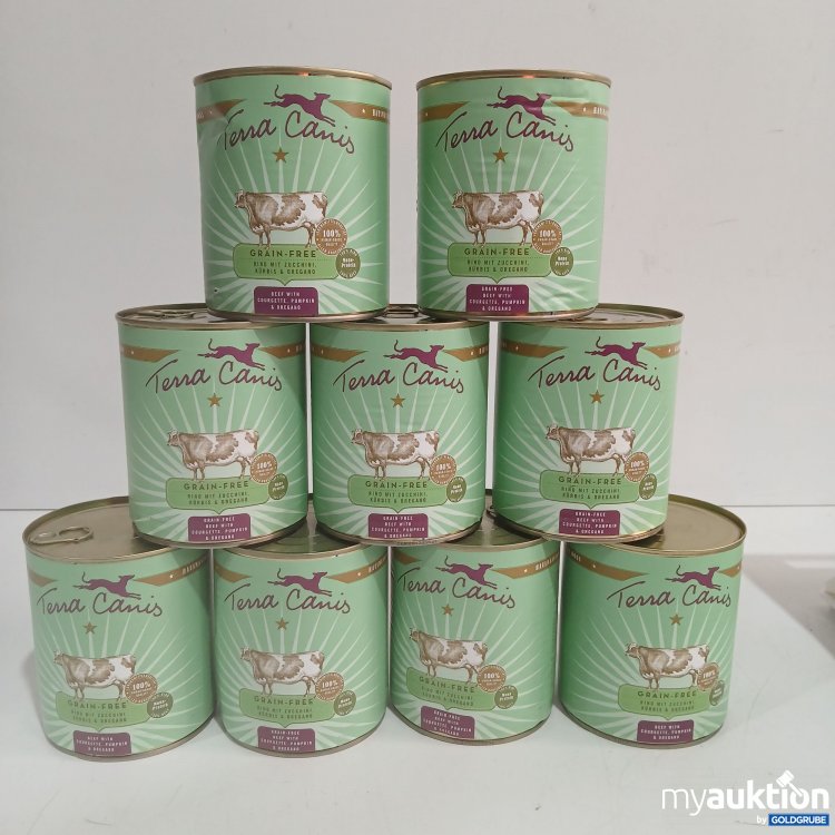 Artikel Nr. 885490: Terra Canis Hundefutter Rind mit Zucchini, Kürbis & Oregano je 800g