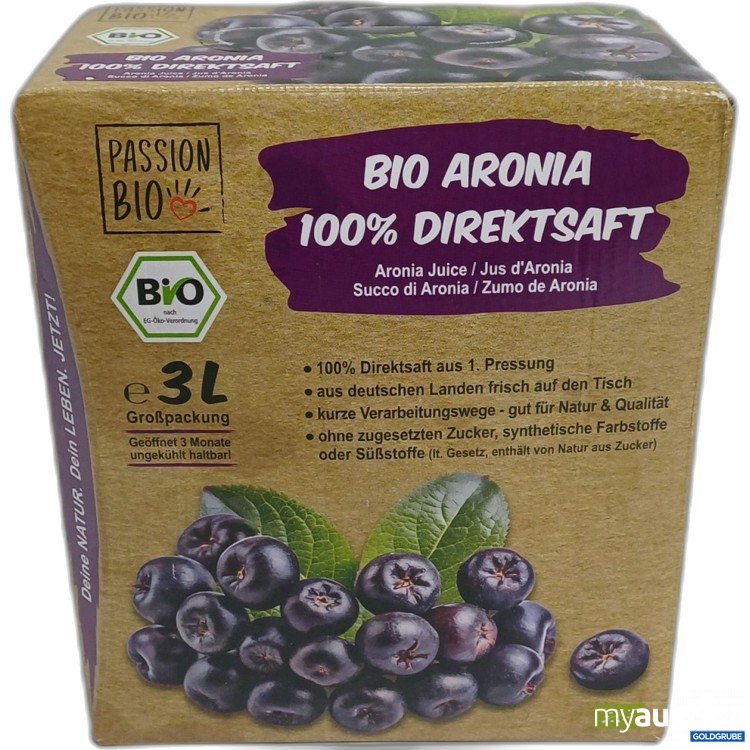 Artikel Nr. 899490: Passion Bio, Bio Aronia 100% Direktsaft 3L