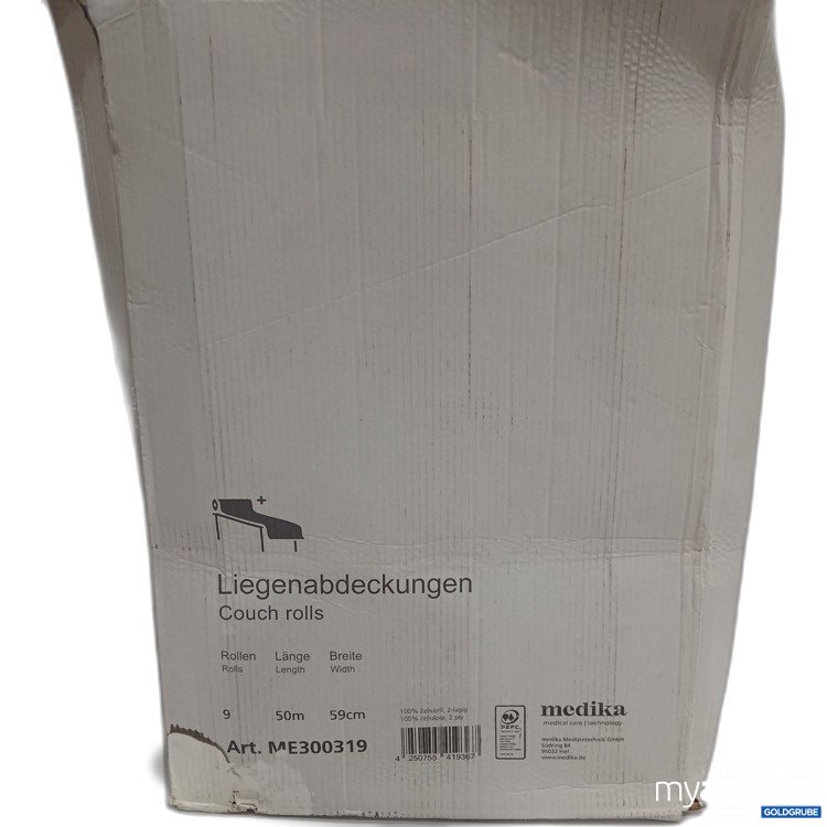 Artikel Nr. 951490: Medika Liegenabdeckung 9 Rollen Länge 50m Breite 59cm 