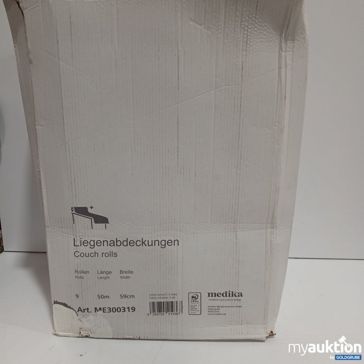 Artikel Nr. 951490: Medika Liegenabdeckung 9 Rollen Länge 50m Breite 59cm 