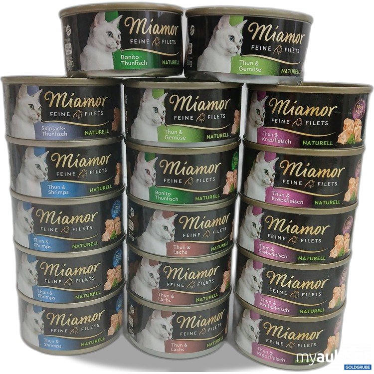 Artikel Nr. 952490: Diverse Miamor Katzenfutter 17x80g