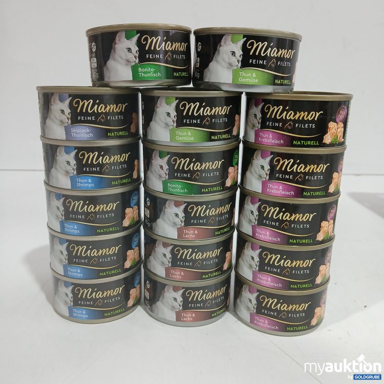 Artikel Nr. 952490: Diverse Miamor Katzenfutter 17x80g